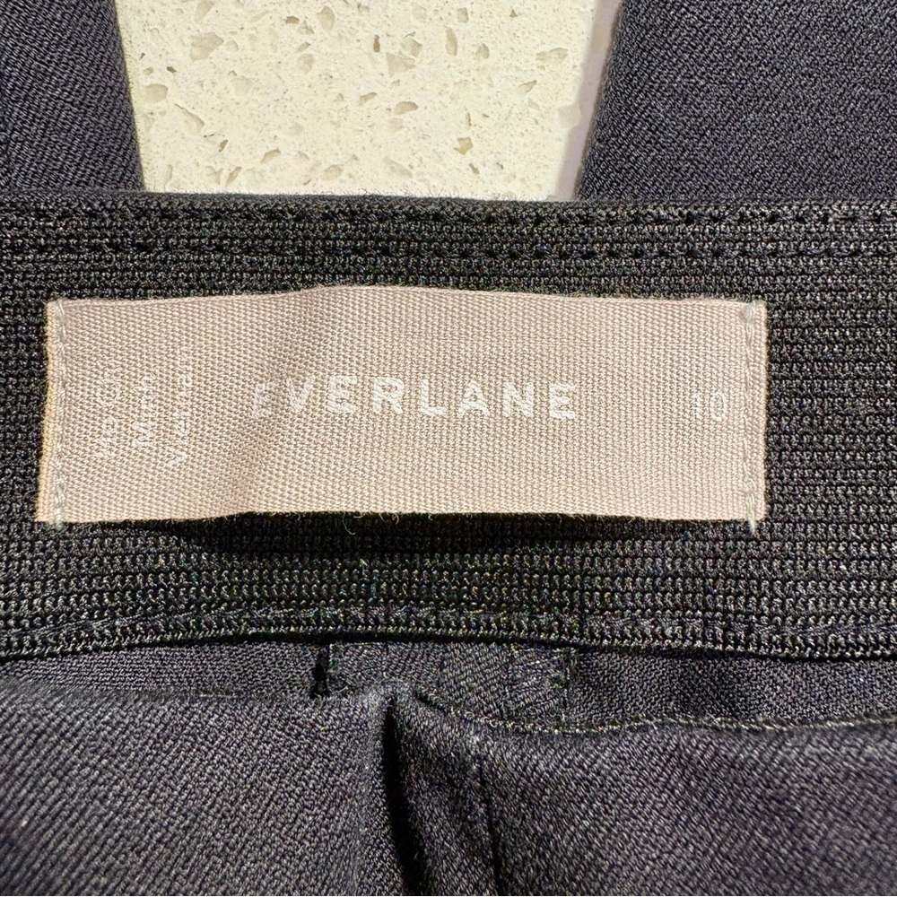 Everlane Navy Ankle Pants Size 10 - Picture 6 of 7